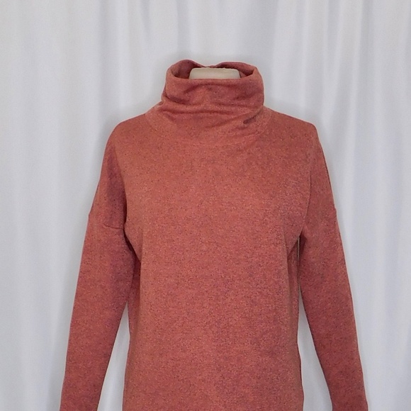 ARC’TERYX Laina Sweater Heathered Rust Rose Funnel Neck Pullover Small - Picture 4 of 13
